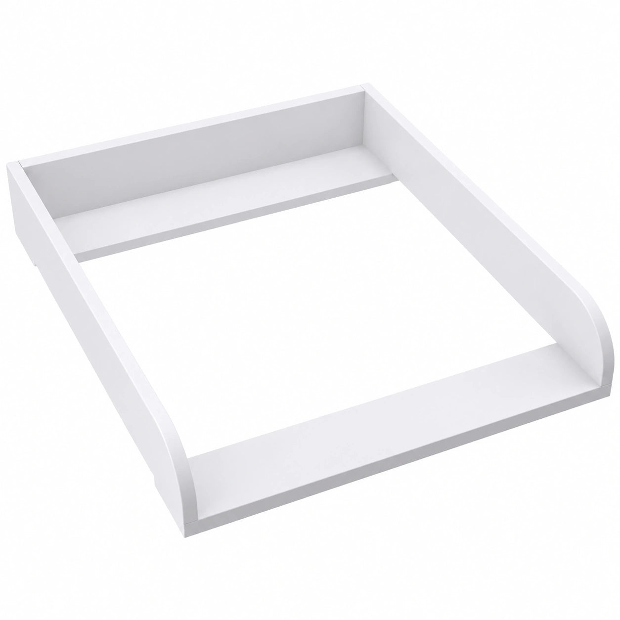 Cambiador Blanco para Cómodas Hemnes, Paneles Redondeados, 72x54 cm