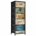 Cajonera Bohemia con 6 Cajones de Tela para Dormitorio y Salón